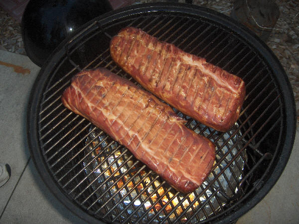 Smoked canadian bacon