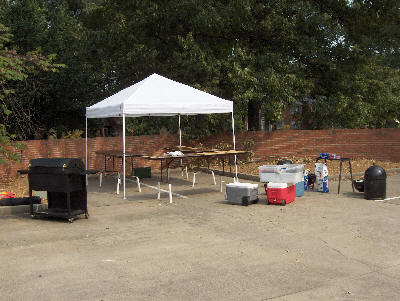 Catering setup in Paducah, KY