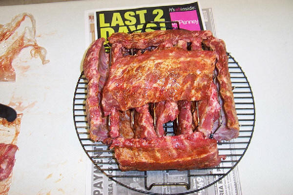 Multiple racks of ribs